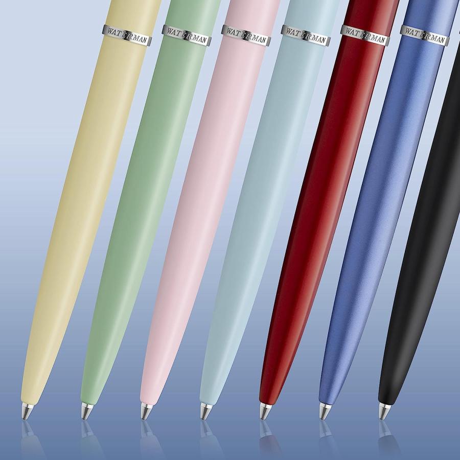【並行輸入品】Waterman Allure Ballpoint Pen | Citron Yellow Matte Lacquer with Chr