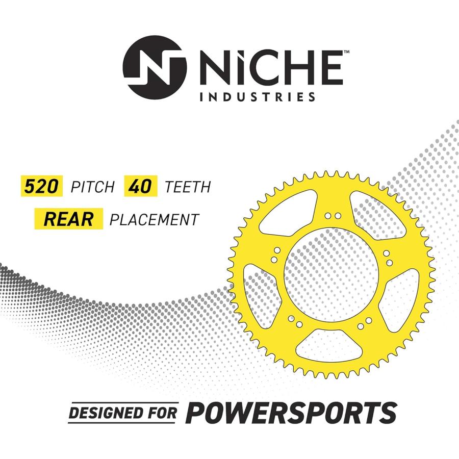 並行輸入品】NICHE 520 Pitch Front 15T Rear 40T Drive Sprocket Kit