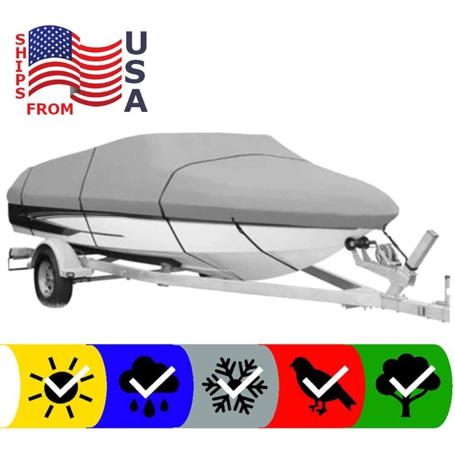 【並行輸入品】Boat Cover Compatible for BAYLINER 175 BOWRIDER 2007 All Weather Pro_1