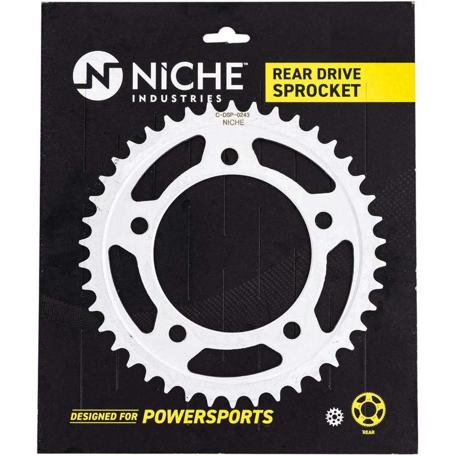 【並行輸入品】NICHE ドライブスプロケットチェーンコンボ ホンダ シャドウスピリット750 フロント 17 リア 42 歯 525HZ 標準 12の画像