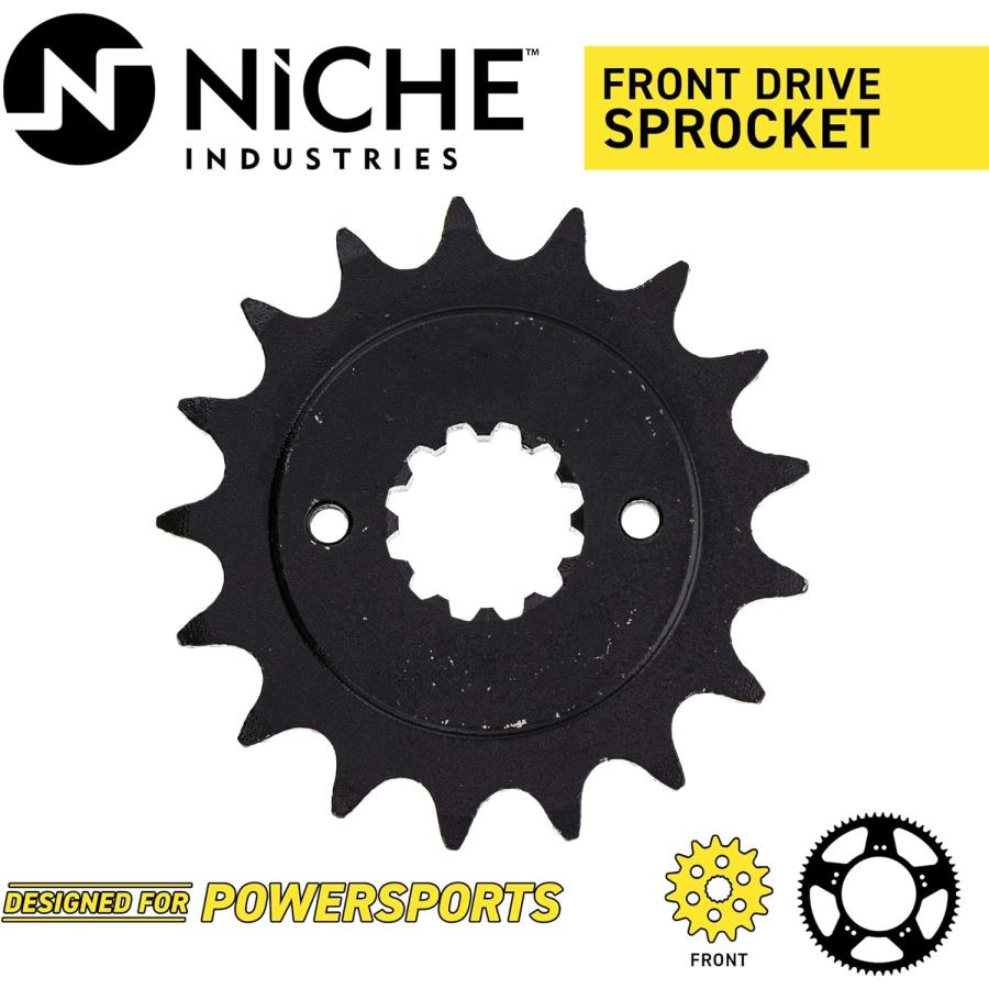 【並行輸入品】NICHE ドライブスプロケットチェーンコンボ ホンダ シャドウスピリット750 フロント 17 リア 42 歯 525HZ 標準 12の画像