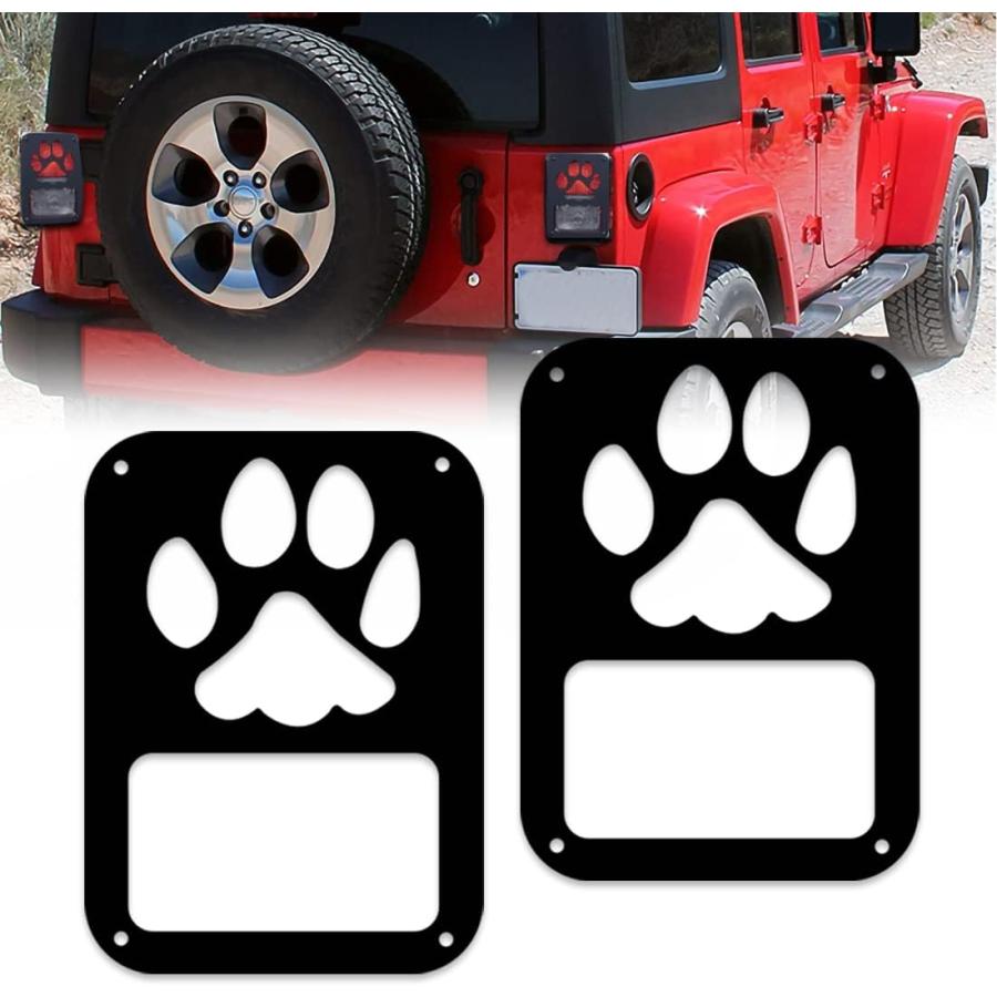 jeep wrangler jk リアテールランプ ガード プロテクター KMFCDAE ジープJKテールライトカバー テールライトカバー トリム