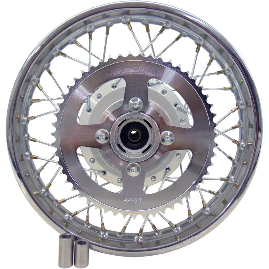 並行輸入品】Kawasaki 03-06 KLX125 14インチコンプリートリアリム