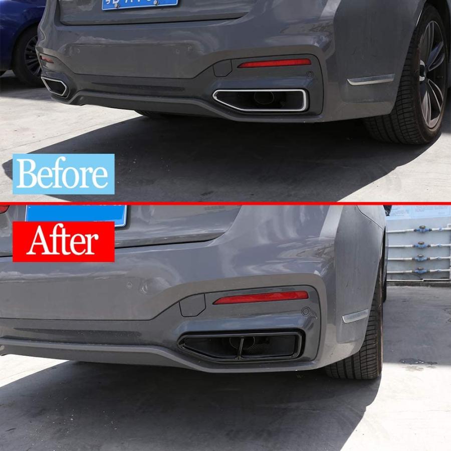 【並行輸入品】Stainless Steel Exterior End Pipe Tail Exhaust Pipe Output Cover Triの画像