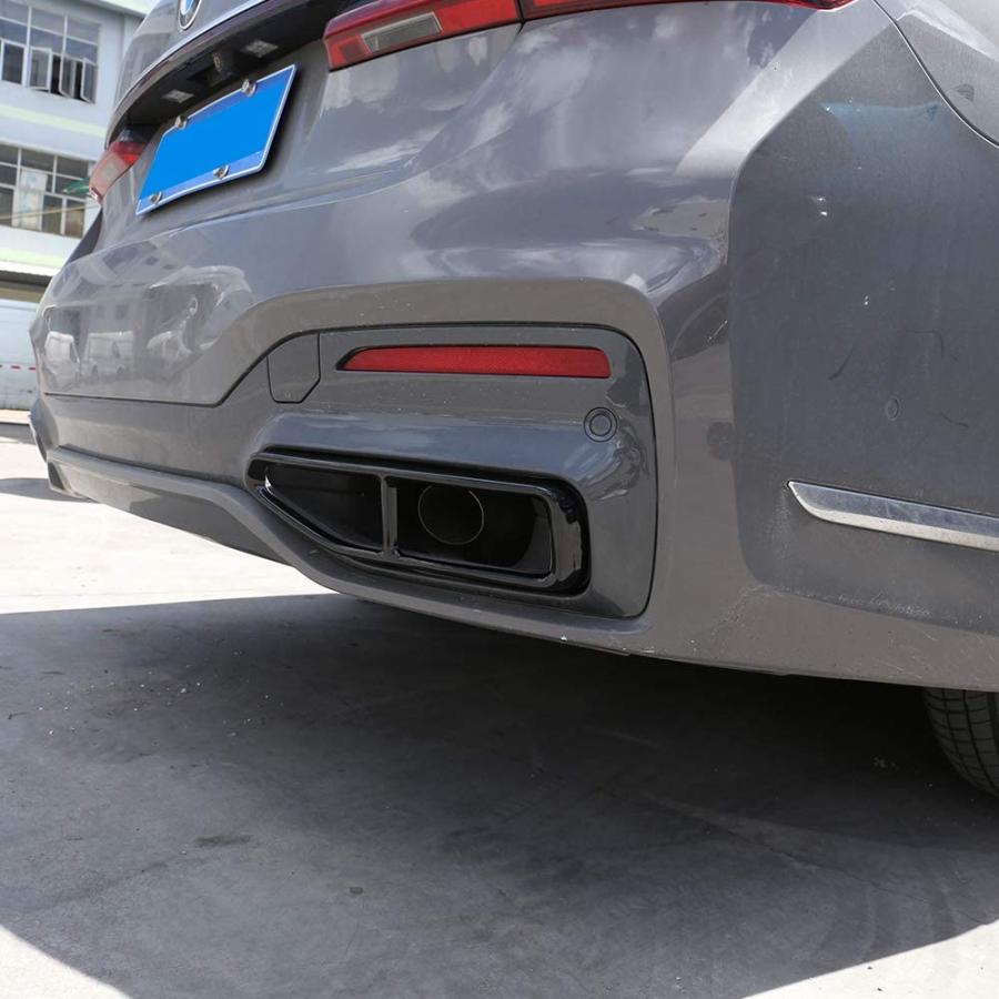 【並行輸入品】Stainless Steel Exterior End Pipe Tail Exhaust Pipe Output Cover Triの画像