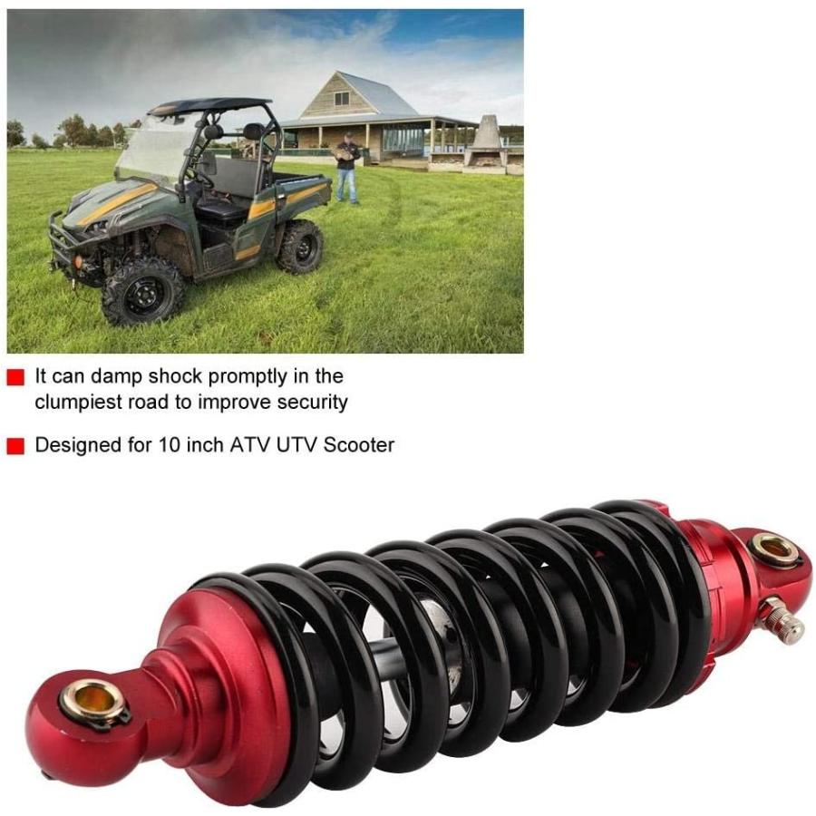 【並行輸入品】モーターサイクル リアストラット ショックアブソーバー ダンパー アセンブリ 交換用 10インチ ATV UTV スクーター260mm　