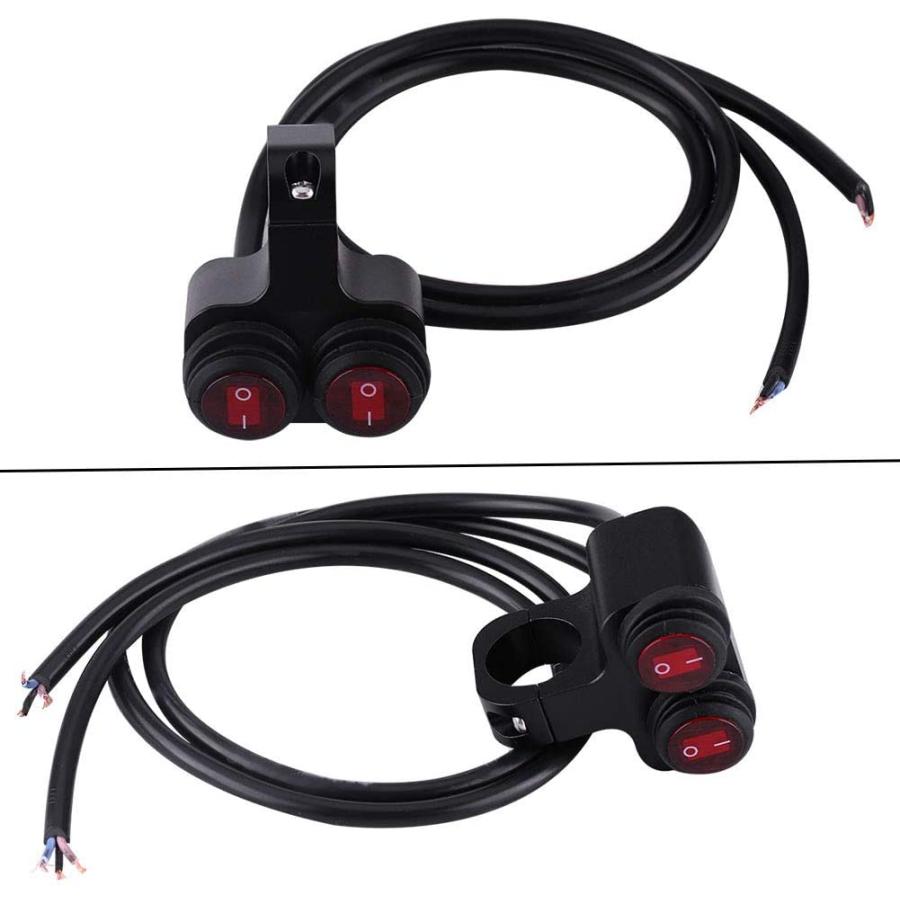 【並行輸入品】Gorgeri Handlebar Control Switch Motorcycle 7/8inch Handlebar Mountの画像