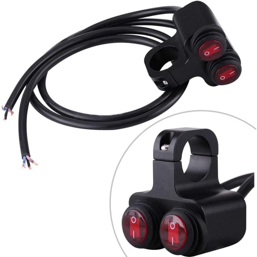 【並行輸入品】Gorgeri Handlebar Control Switch Motorcycle 7/8inch Handlebar Mountの画像