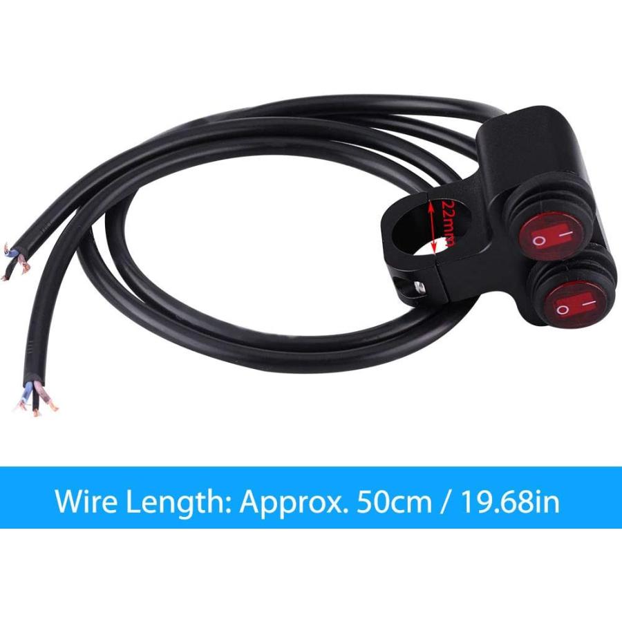 【並行輸入品】Gorgeri Handlebar Control Switch Motorcycle 7/8inch Handlebar Mountの画像
