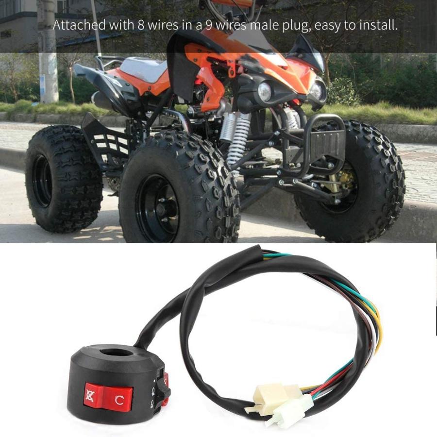 【並行輸入品】Motorcycle Switch  Motorcycle PVC Plastic Left Handbar Switch Startの画像