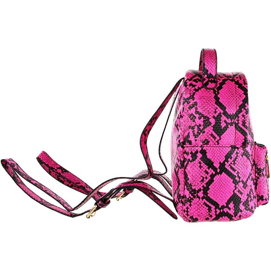 【並行輸入品】Olivia Miller Women's Faux Snake Print Leather Mini Small Cute Backpの画像