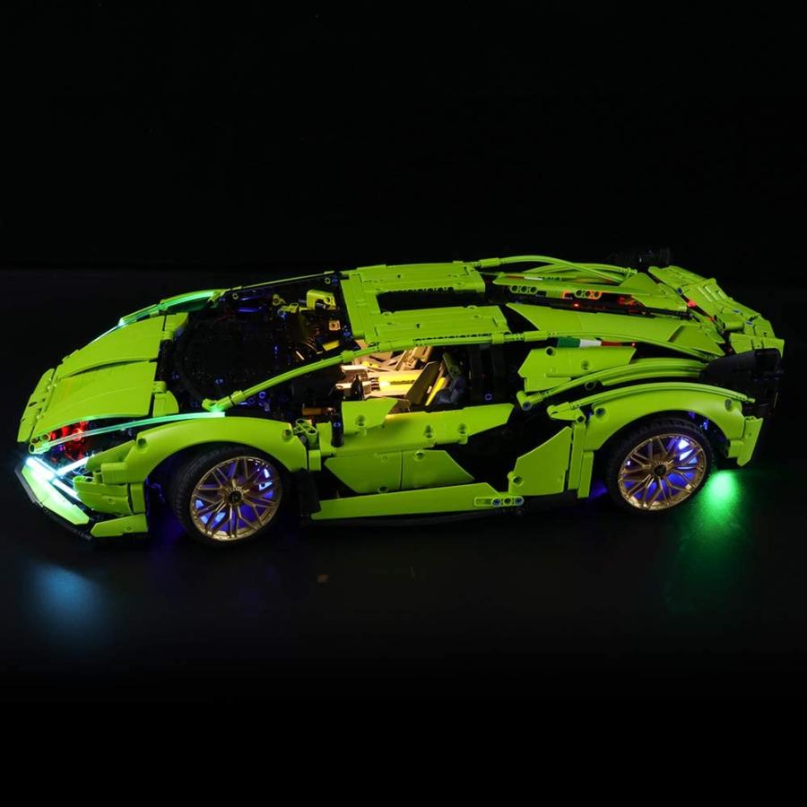 ランボルギーニ シアンFKP 37用BRIKSMAX LEDライトキット - レゴ 42115 