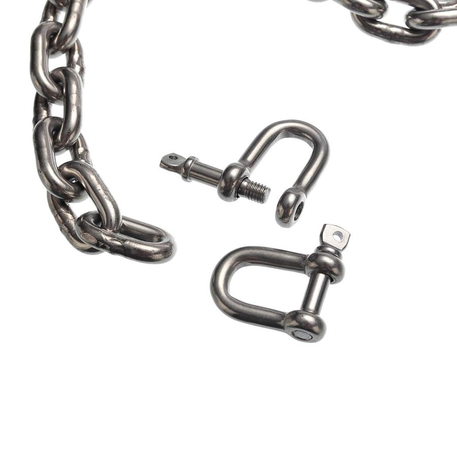 【並行輸入品】5/16inch by 5' Stainless Steel 316 Anchor Chain 5/16inch or 8mm by 5_3
