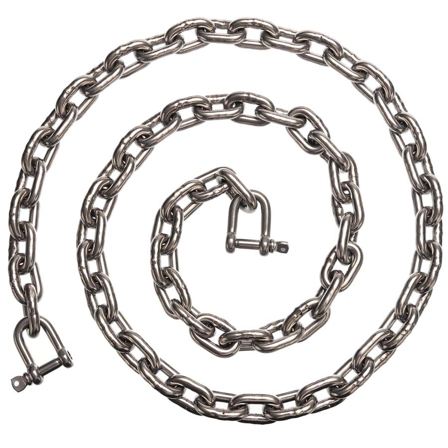【並行輸入品】5/16inch by 5' Stainless Steel 316 Anchor Chain 5/16inch or 8mm by 5_6