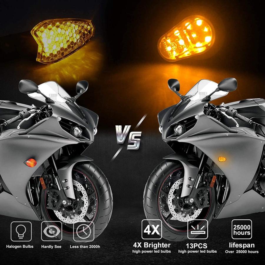 【並行輸入品】NTHREEAUTO Smoked Flush Mount Turn Signal LED Indicator Light Compat_3