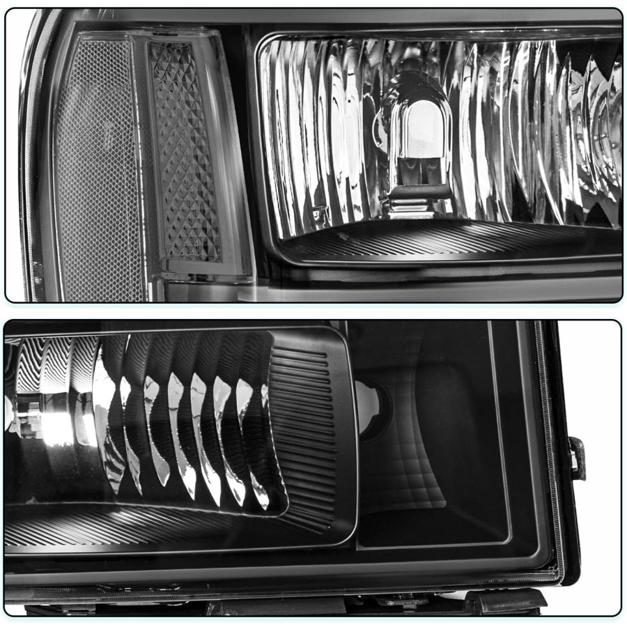 【並行輸入品】TUSDAR ヘッドライトアセンブリセット GMC 07-13 Sierra 1500/Sierra 1500 Denali 07-14の画像