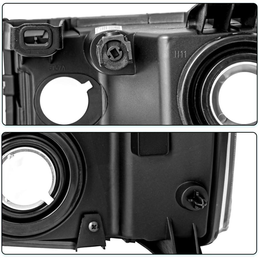 【並行輸入品】TUSDAR ヘッドライトアセンブリセット GMC 07-13 Sierra 1500/Sierra 1500 Denali 07-14の画像