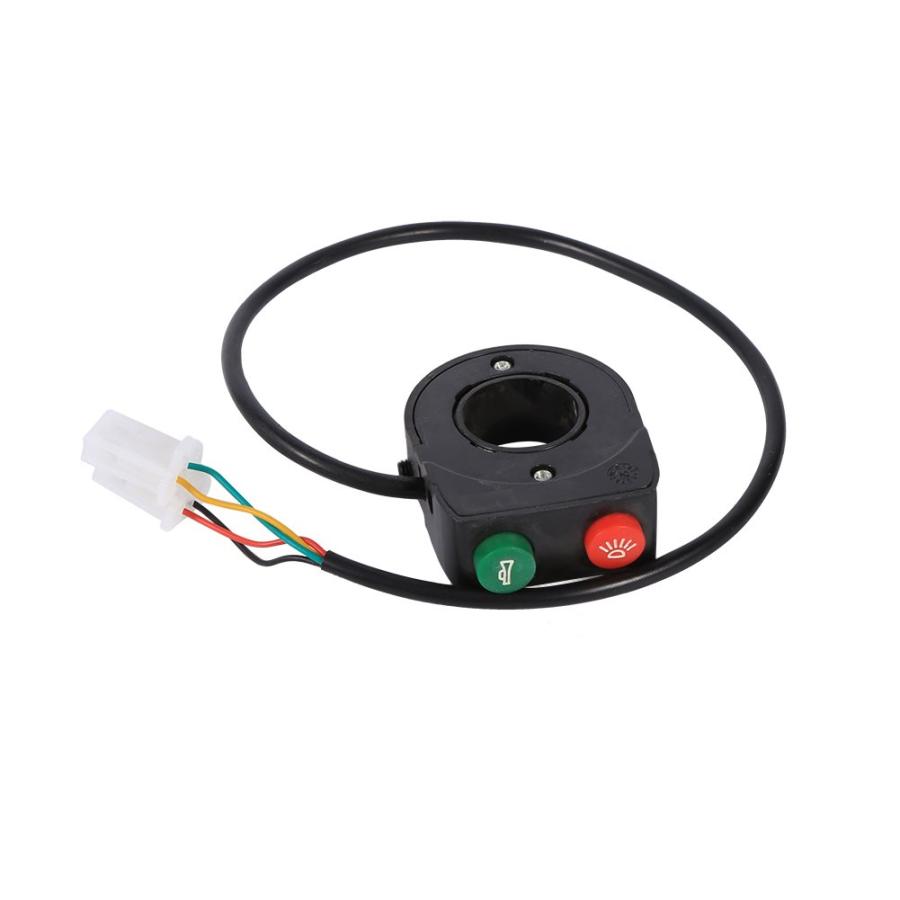 【並行輸入品】1 PCS DC 12V Horn Head Light Black On-Off Button Handlebar Switch foの画像