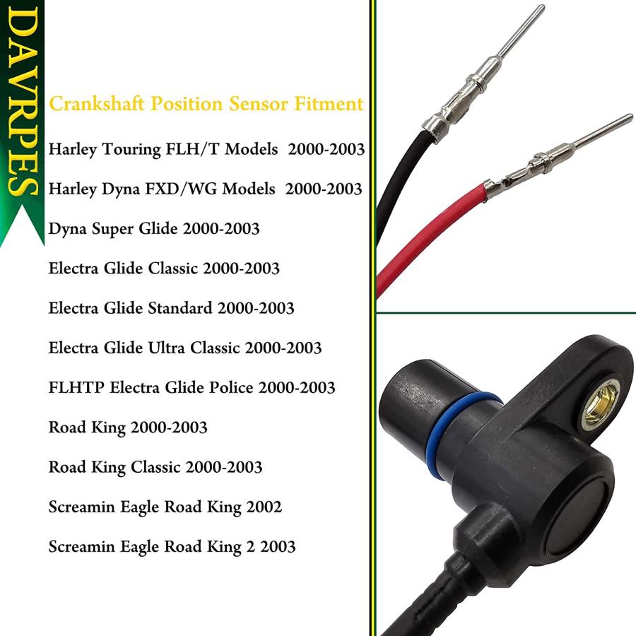 【並行輸入品】DAVRPES 32798-00B クランクシャフト位置センサー ハーレーツーリング&ダイナ00-03 FLHT FLHR FXD_3