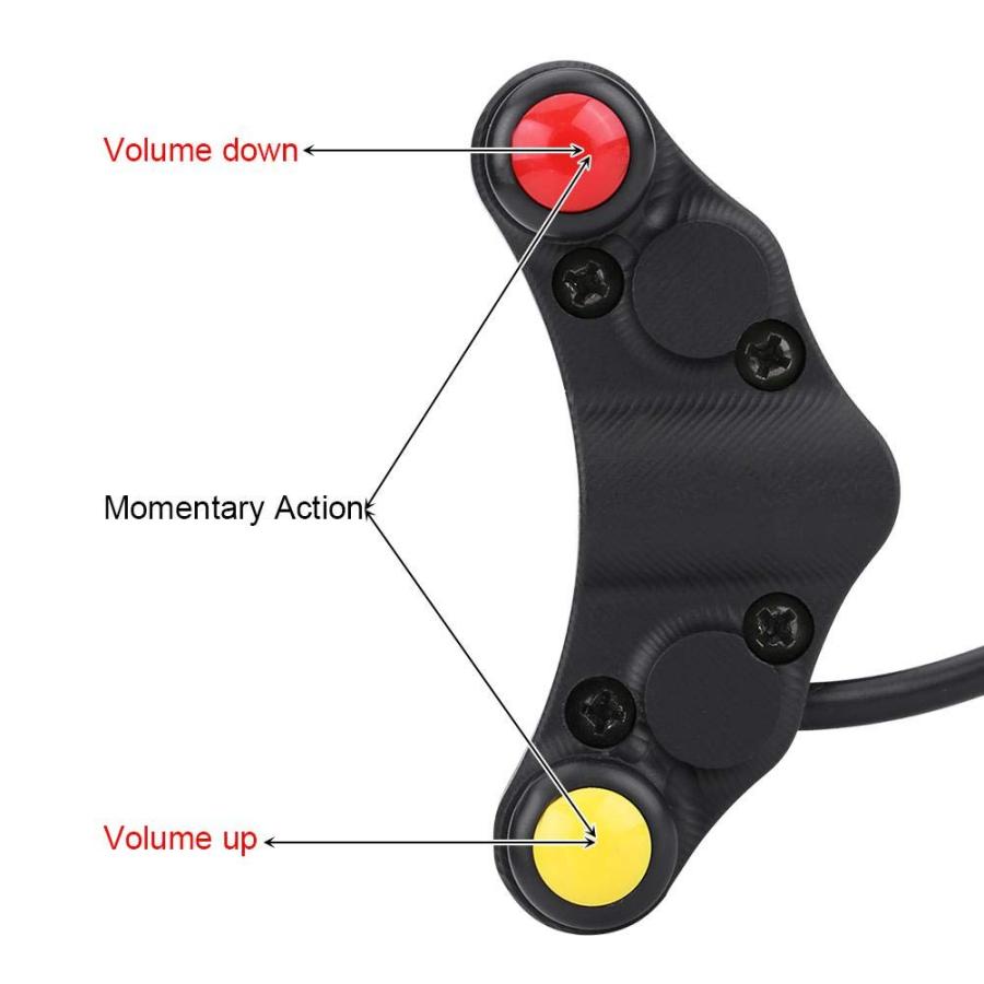 【並行輸入品】Handlebar Switch for Motorcycle  22mm 12V Motorcycle Handlebar Switcの画像