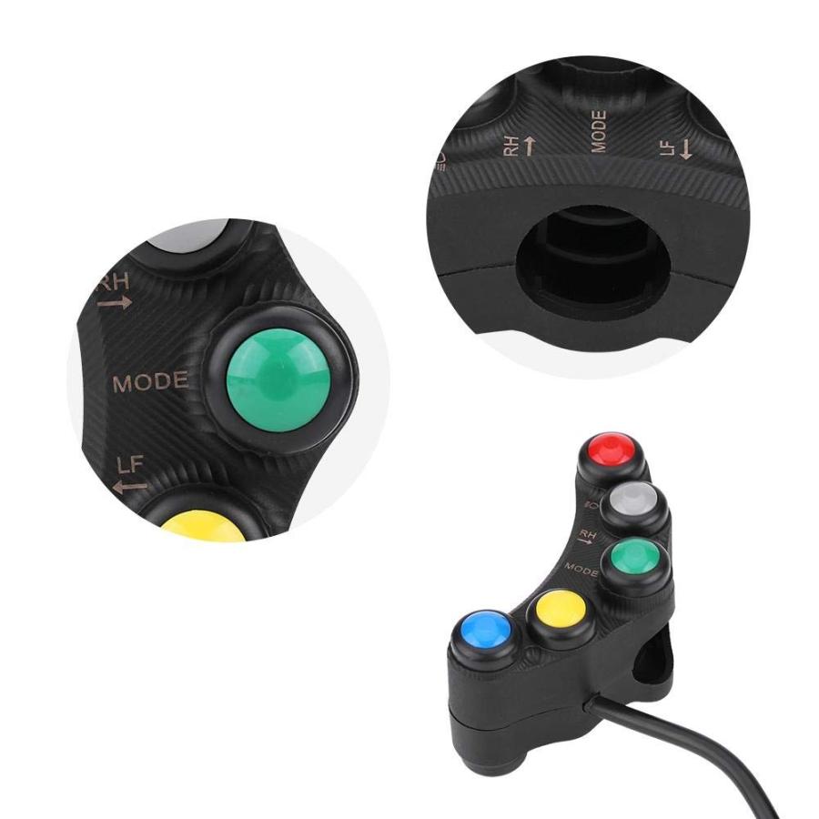 【並行輸入品】Handlebar Switch for Motorcycle  22mm 12V Motorcycle Handlebar Switcの画像