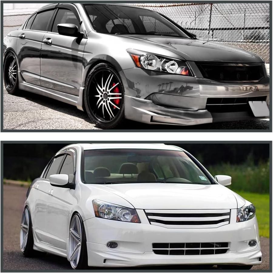 【並行輸入品】Spec-D Tuning Jdm ヘッドライト ダイヤモンドブラック 2008-2012 Honda Accord 4Dr Seden