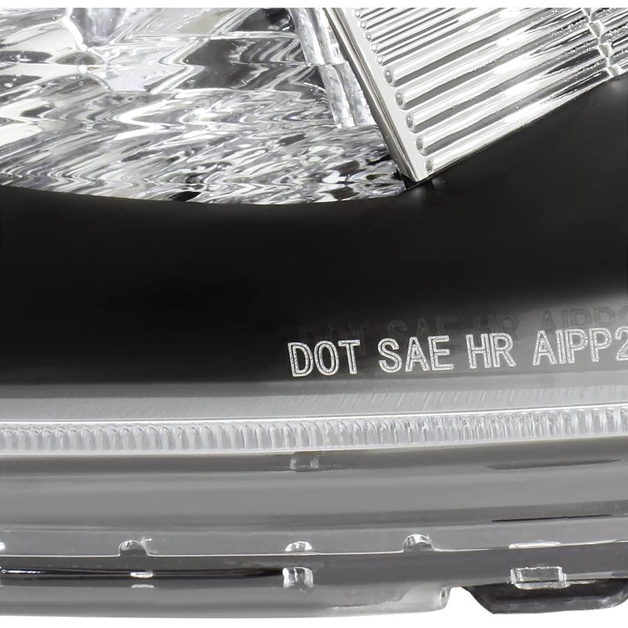 【並行輸入品】Spec-D Tuning Jdm ヘッドライト ダイヤモンドブラック 2008-2012 Honda Accord 4Dr Seden