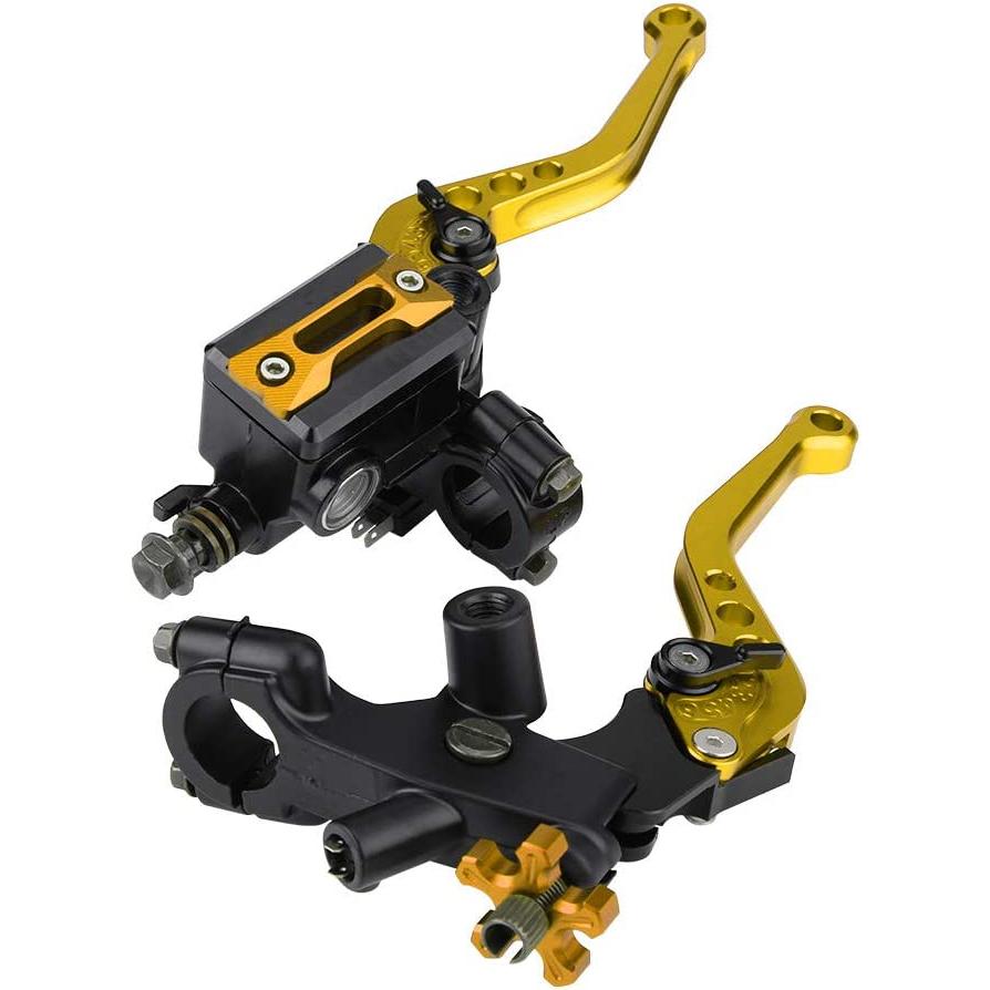 【並行輸入品】KIMISS 1 Pair 7/8inch(22mm) Universal Motorcycle Brake Clutch Master