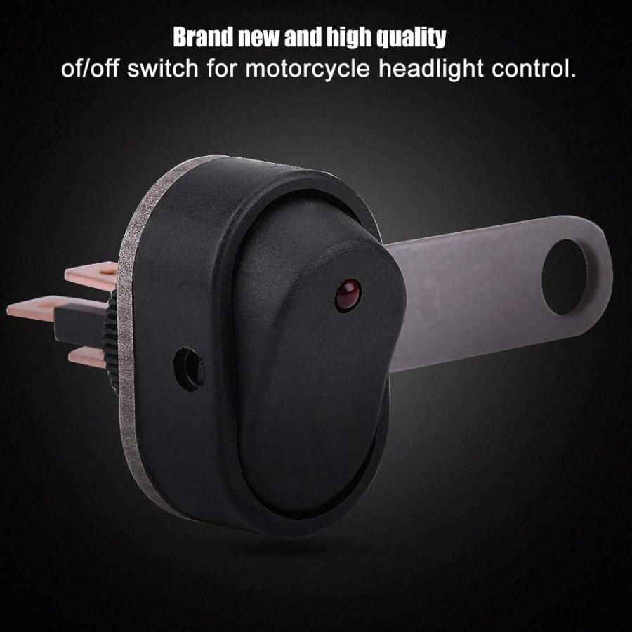 【並行輸入品】Motorcycle Headlight Switch  12V Motorcycle Scooter LED Headlamp Onの画像