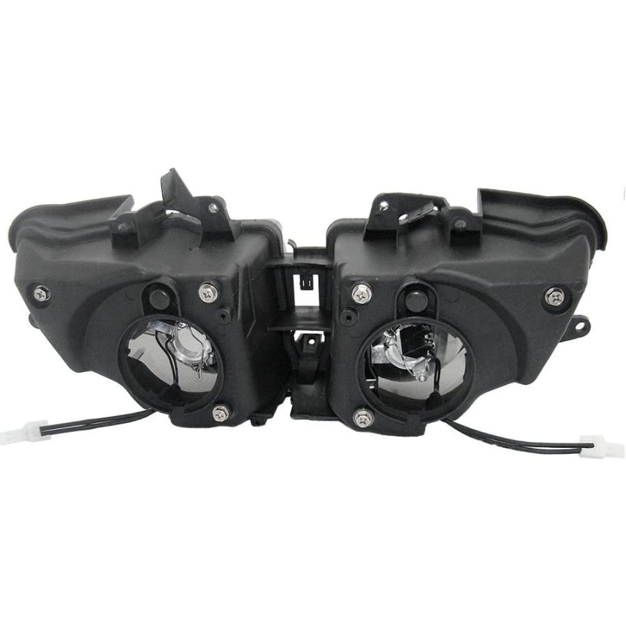 【並行輸入品】Newsmarts Headlight Assembly Replacement Motorcycle Headlight Compat_2