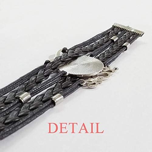 DIYthinker Celebrate Washington's Birthday Blessing Festival Bracelet Love Accessory Twisted Leather Knitting Rope Wristband Gift　並行輸入品｜dep-dreamfactory｜02