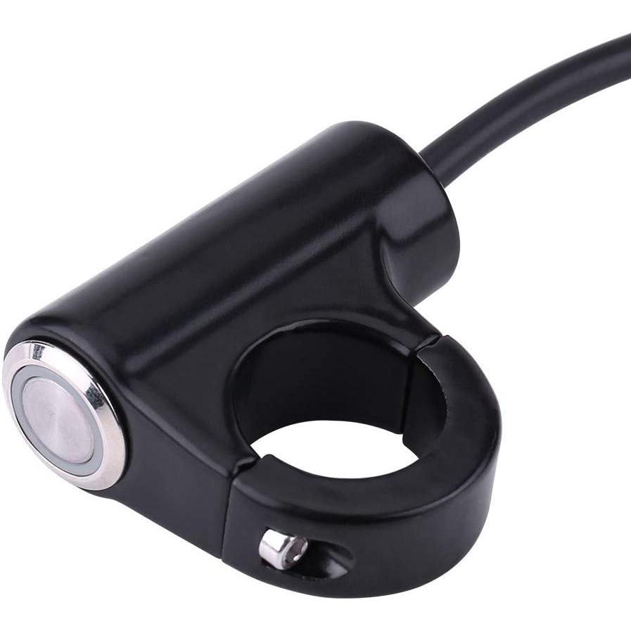 【並行輸入品】Push Button Handlebar Mounting Switch   Motorcycle Handlebar Switchの画像