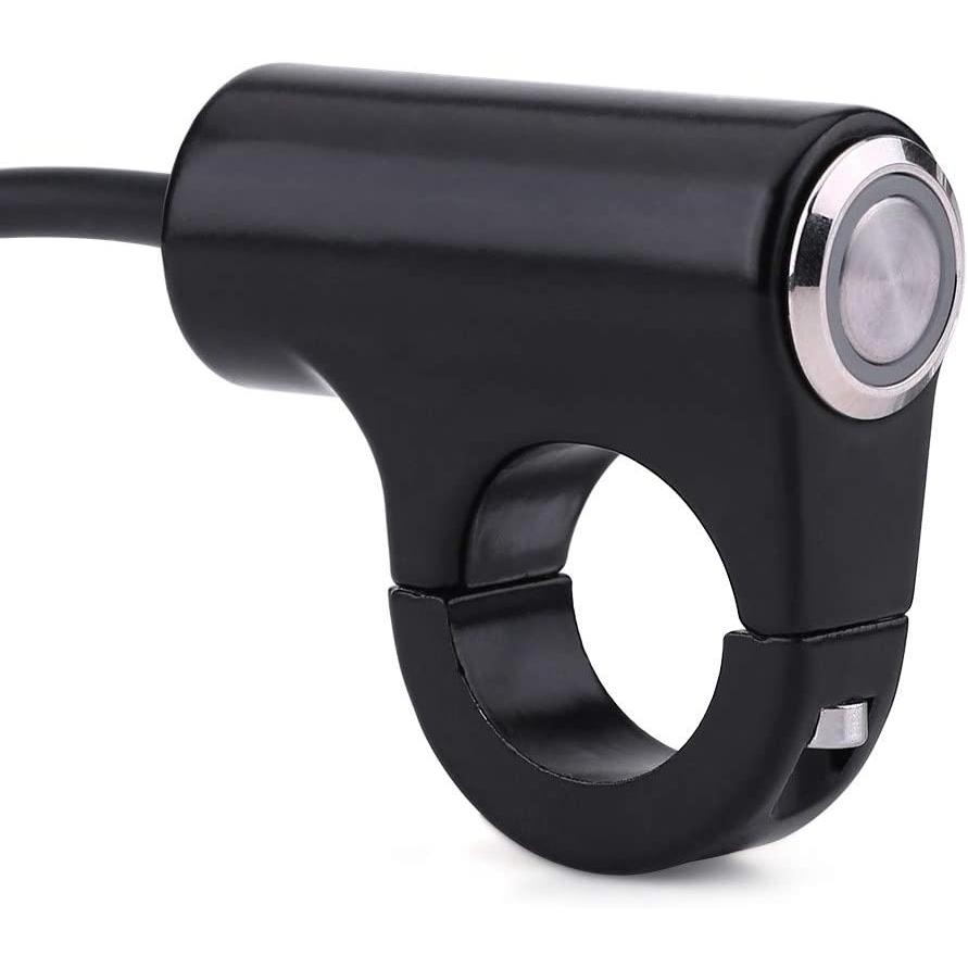 【並行輸入品】Push Button Handlebar Mounting Switch   Motorcycle Handlebar Switchの画像
