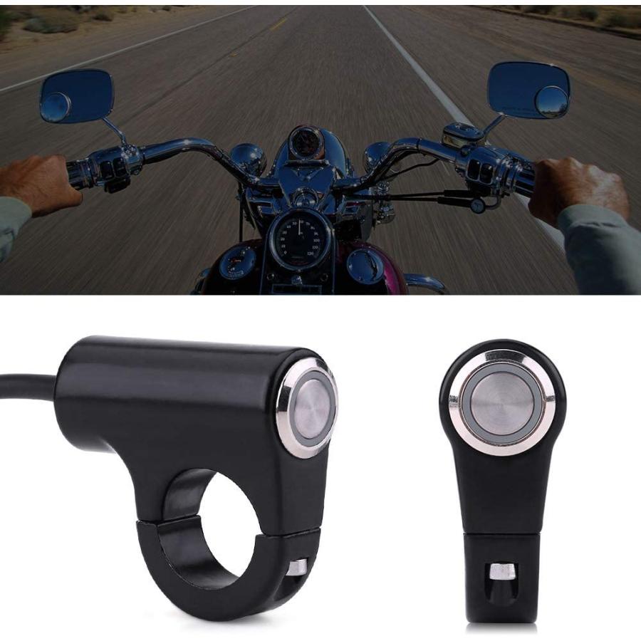 【並行輸入品】Push Button Handlebar Mounting Switch   Motorcycle Handlebar Switchの画像
