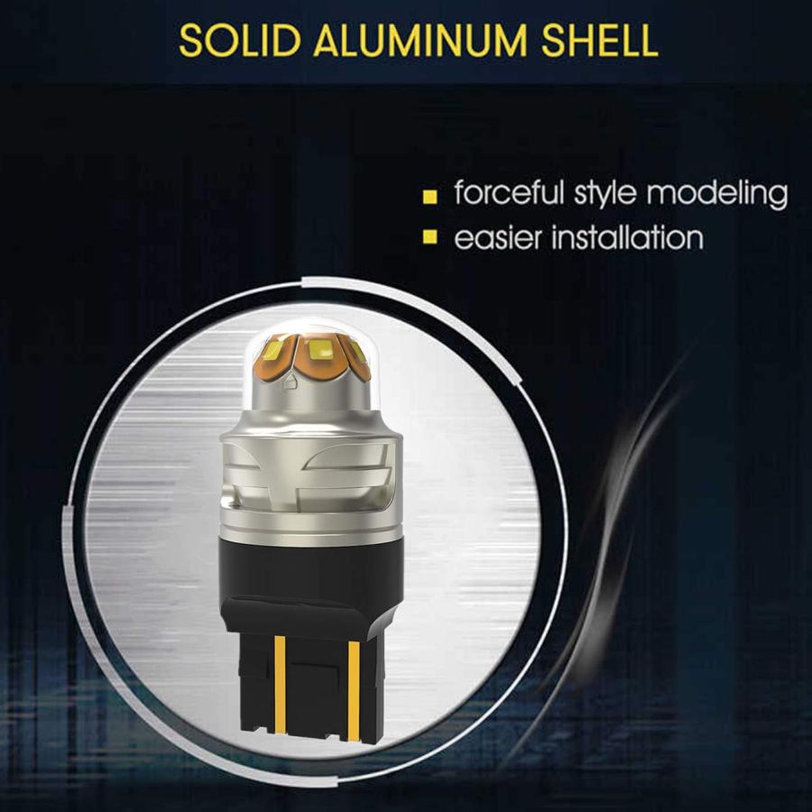 【並行輸入品】Alla Lighting 3000lm W3x16q Wedge Base T20 7440 7443 LED Lights Bulbの画像