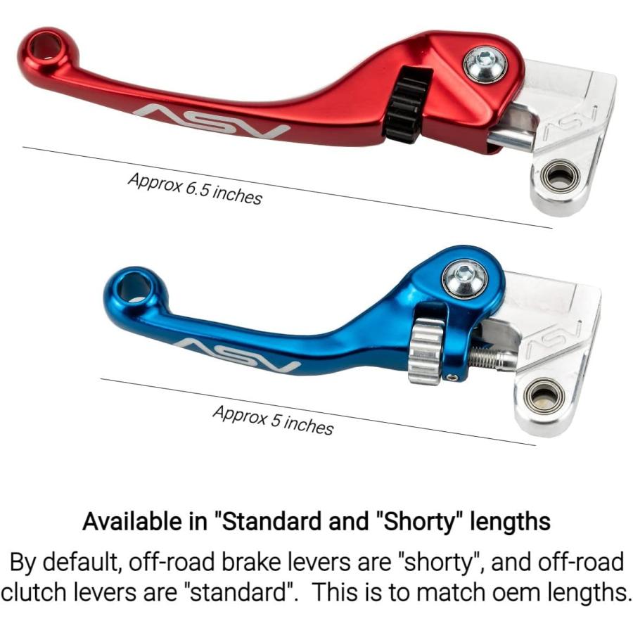 【並行輸入品】ASV Unbreakable F4 Quad ATV Clutch and Brake Lever w/ Hotstart Perchの画像