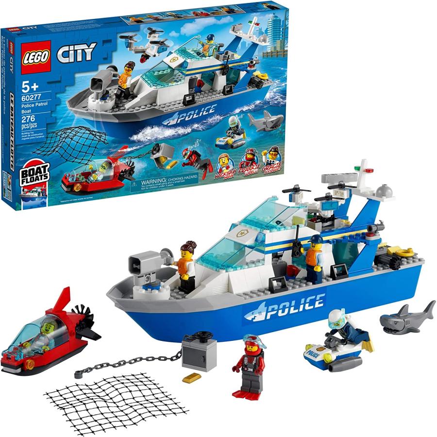 中国　丸机 LEGO（レゴ） 【並行輸入品】LEGO City Police Patrol Boat 60277