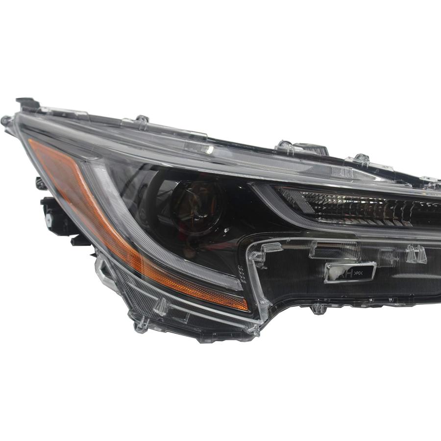 【並行輸入品】For 2020-2021 Toyota Corolla L LE Headlight Headlamp Assembly LED Ri