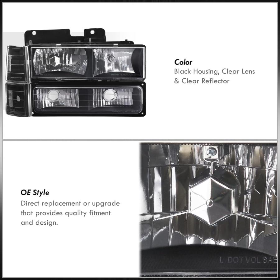 【並行輸入品】AJP Distributors Headlights + Corner Bumper Signal Lamp Compatible/R_3
