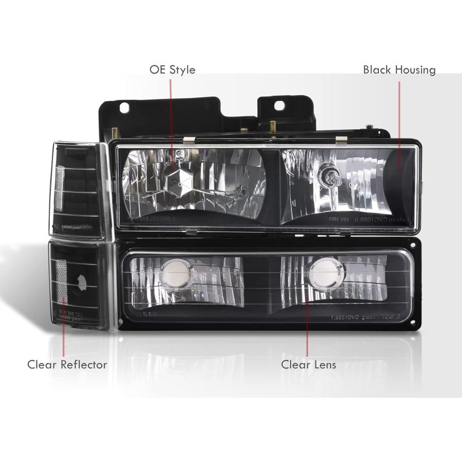 【並行輸入品】AJP Distributors Headlights + Corner Bumper Signal Lamp Compatible/R_5