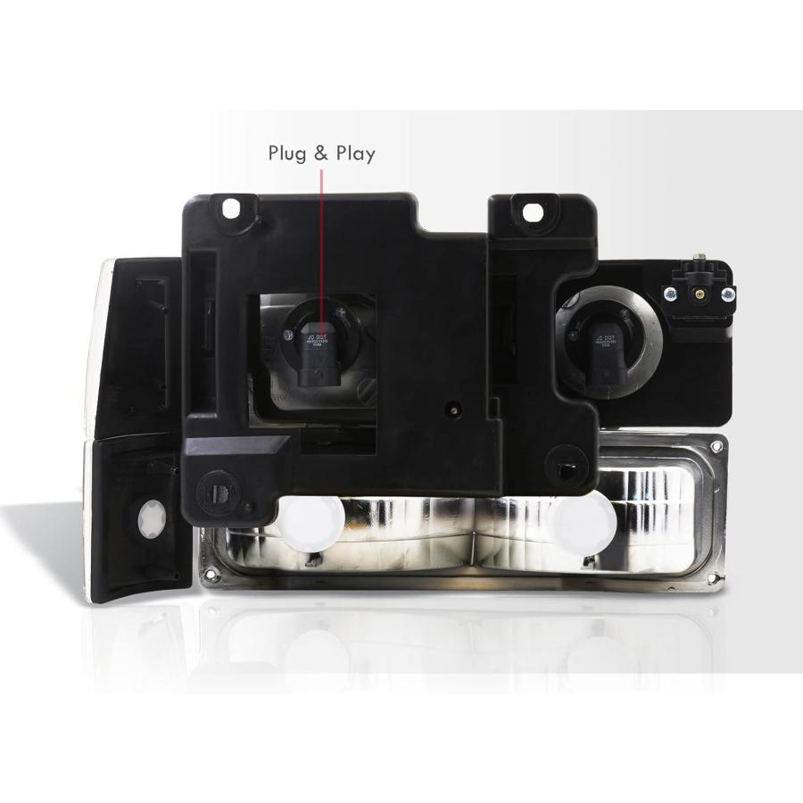 【並行輸入品】AJP Distributors Headlights + Corner Bumper Signal Lamp Compatible/R_6