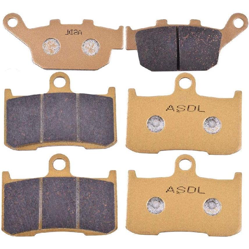 Nbrand Motorcycle Front and Rear Brake Pads Set for Kawasaki Z800 Z