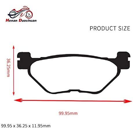 【並行輸入品】N-brand Motorcycle Front and Rear Brake Pads Set for Yamaha T-Max 53_6