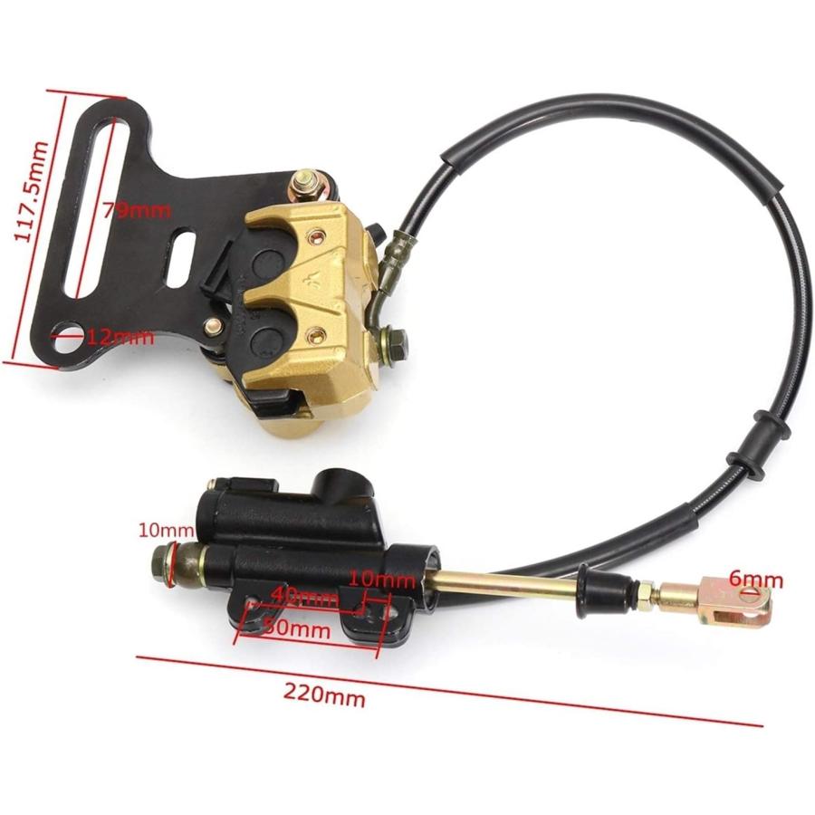 【並行輸入品】12mm Hydraulic Rear Disc Brake Caliper System 110cc 125cc 140cc Pit_2