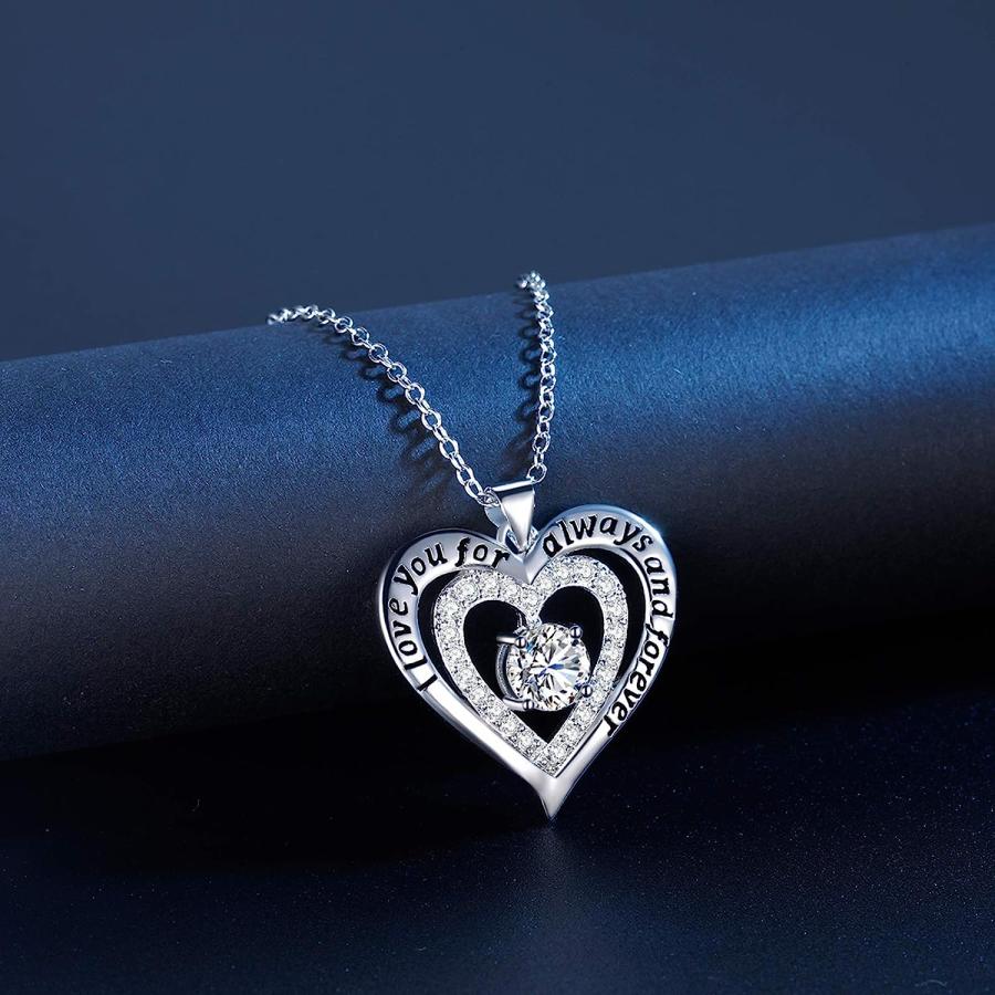 【並行輸入品】Samity ハートネックレス レディース I Love You for Always and Forever ネックレス ジュエリー_4