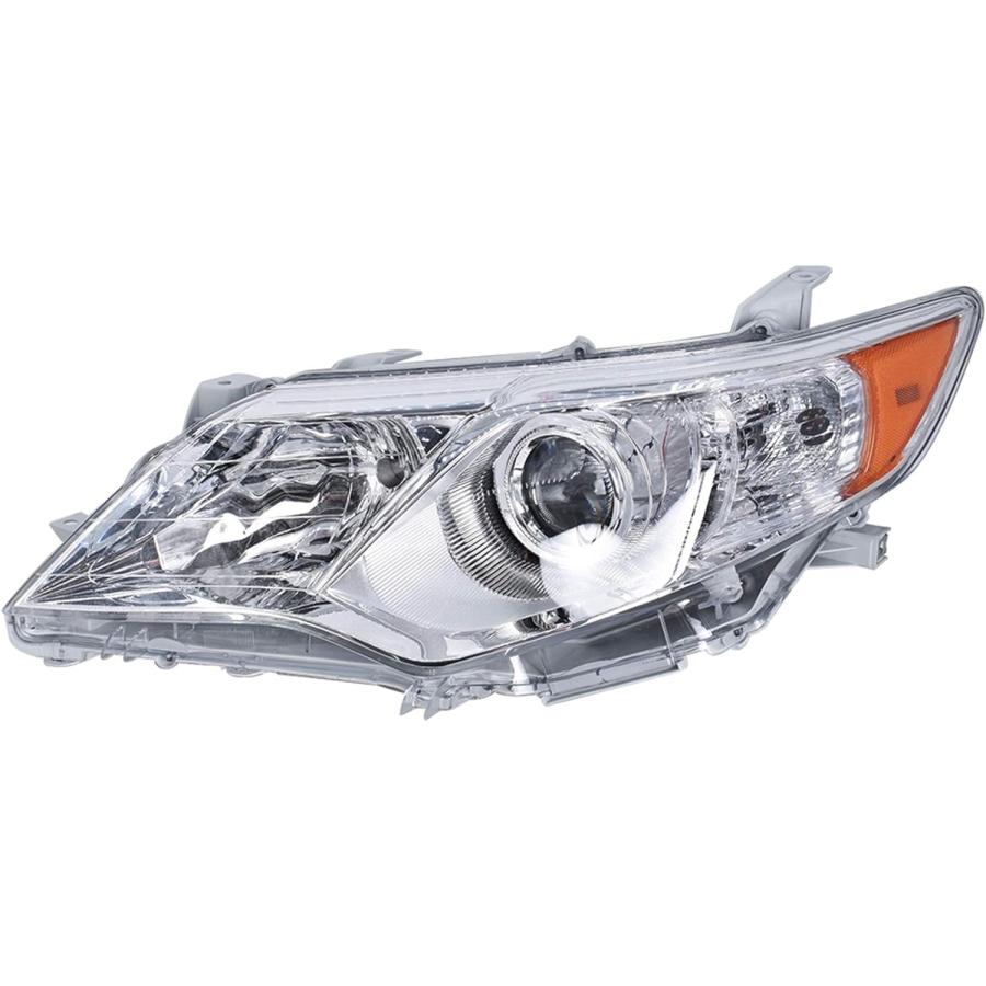 【並行輸入品】waltyotur ヘッドライト アセンブリ 交換用 2012 2013 2014 トヨタ カムリ ポリカーボネートレンズ ABS プラ_2