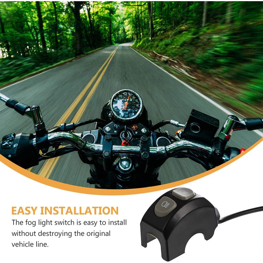 【並行輸入品】VICASKY Switcheroo Motorcycle Handlebar Switch On Off Button Plasticの画像