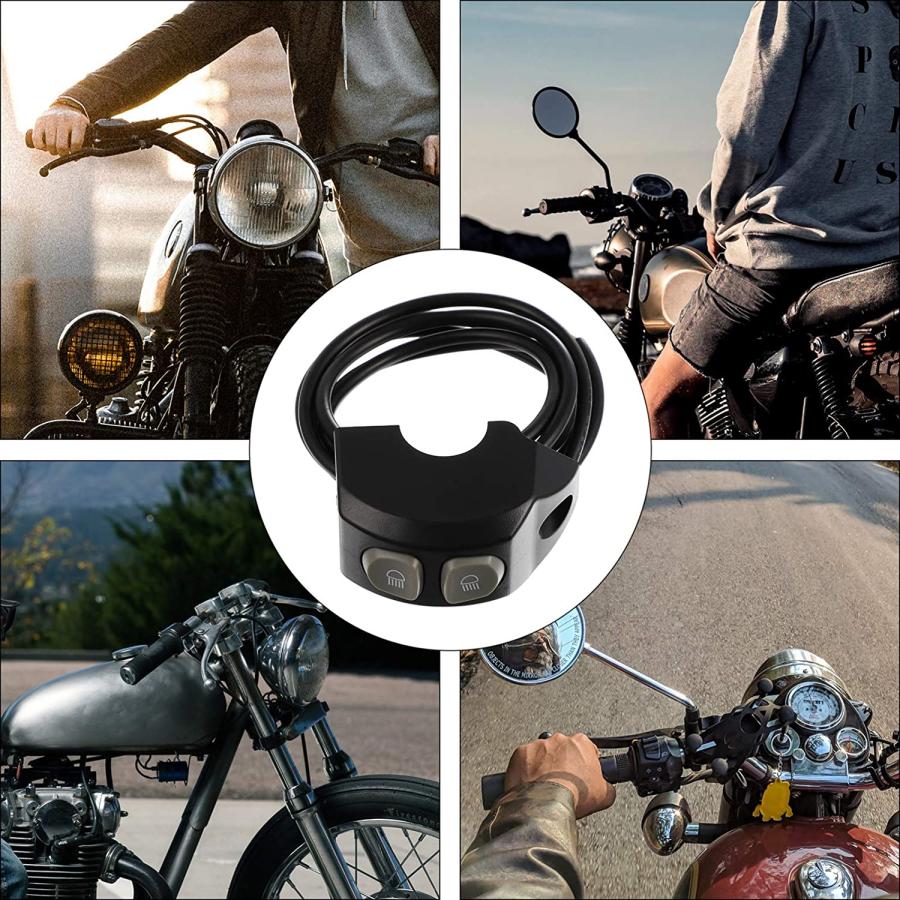 【並行輸入品】VICASKY Switcheroo Motorcycle Handlebar Switch On Off Button Plasticの画像
