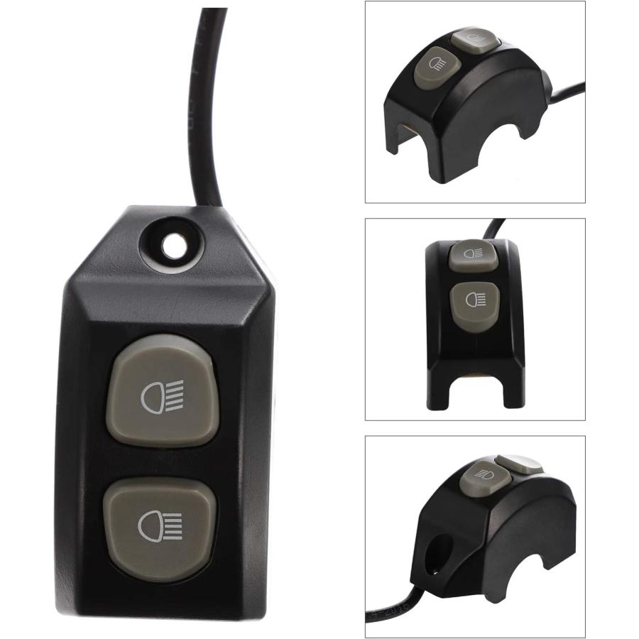 【並行輸入品】VICASKY Switcheroo Motorcycle Handlebar Switch On Off Button Plasticの画像