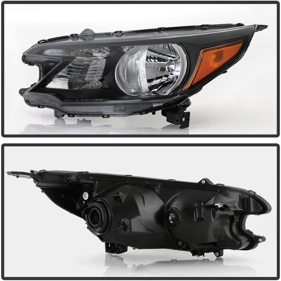 【並行輸入品】ACANII - 2012 2013 2014 ホンダ CR-V ブラックハウジング OEスタイル ヘッドライト ヘッドランプ アセンブの画像